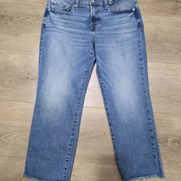 Lucky Brand Blue Ankle Jeans - Picture 2 of 8